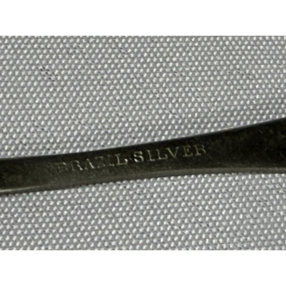 Vintage Brazil Silver Silverplate 4 1/2” Spoon